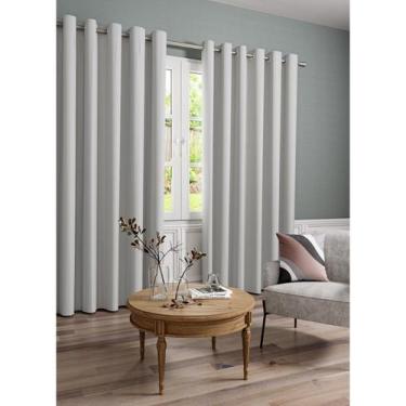 Imagem de Cortina 100% Blackout 400cm X 250cm Madri Off White - Belchior