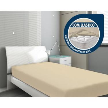 Imagem de Capa Protetora de Cama Colchão Solteiro Com Elástico Anti-ácaro Resist