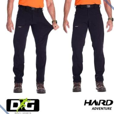 Imagem de Calça Hard Adventure Elastic Stretch Ligth - Trilha Outdoor, Preto, M,