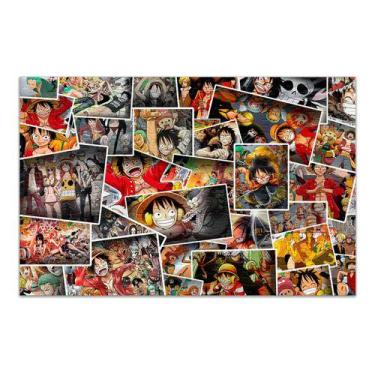 Imagem de Quebra-cabeça Personalizado One Piece Luffy 48 Peças - Pomps Geek