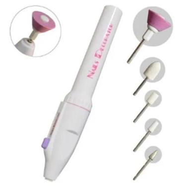 Imagem de Lixa Eletrica unha Lixadeira para Maos e pés Unhas Gel - A.R Variedade