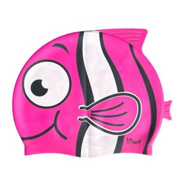 Imagem de Touca Infantil De Natação Esporte Aquático Piscina Toca Toquinha Perso