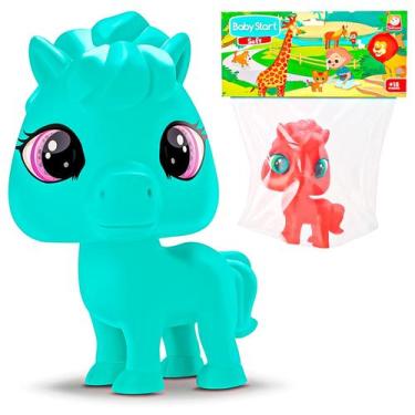 Imagem de Baby Start Soft Cavalo De Vinil Macio Para Bebês Silmar Brinquedos