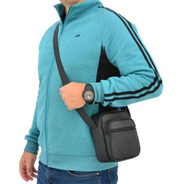 Imagem de Bolsa Transversal Shoulder Bag Unissex Pochete Porta Celular e Carteir
