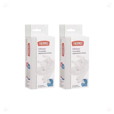 Imagem de Kit 4 Refil Canudo Garrafa Thermos F401 Infantil Funtainer 355ml