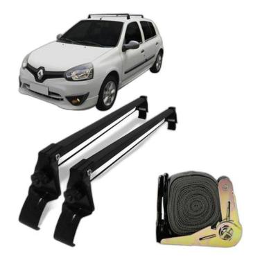 Imagem de Rack De Teto Clio 4 Portas 2001 Até 2012 Bagageiro + 1 Cinta