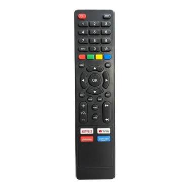 Imagem de Controle remoto para tv multilaser led netflix youtube globoplay prime