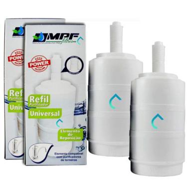 Imagem de Kit 2 Filtro Refil Torneira Filtro Bica Móvel Compatível Lorenzetti Ac