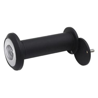 Imagem de ＫＬＫＣＭＳ Visor olho mágico da porta lente de vidro multiuso apartamentos com tampa rotativa 220 graus para portas de metal portas de madeira, 45 a 75 mm preto