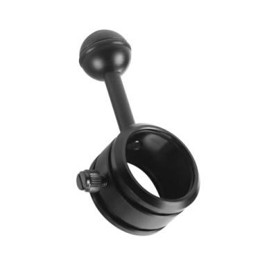 Imagem de Peças sobressalentes de clipe de lanterna de mergulho para câmera DSLR, clipe de lanterna de cabeça esférica de liga de alumínio