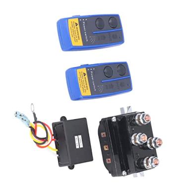 Imagem de Kit de Controle Remoto do Contator do relé Solenóide do Guincho 500A 12V para Caminhão de Guincho 8000lb-12000lb ATV SUV