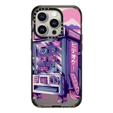 Imagem de CASETiFY Capa Impact para iPhone 15 Pro [4X Testada contra quedas de grau militar/Proteção contra quedas de 2,5 metros/Compatível com Magsafe] - Impressão artística - Máquina de venda automática retrô