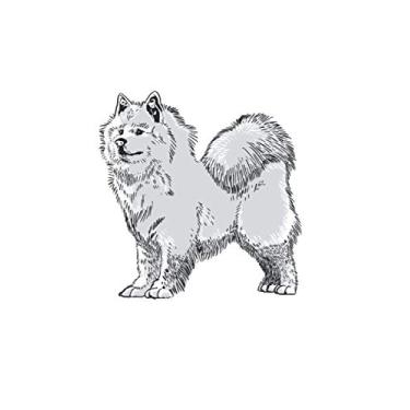 Imagem de Samoyed Notebook: Samoyed sled dog / 6x9 inches / 120 graph Sites