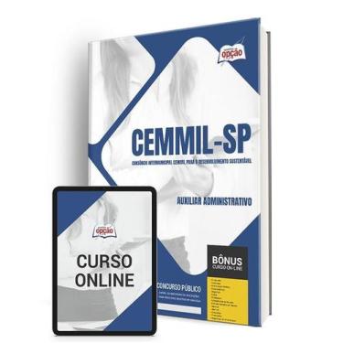 Imagem de Apostila CEMMIL-SP 2024 - Auxiliar Administrativo - Apostilas Opção