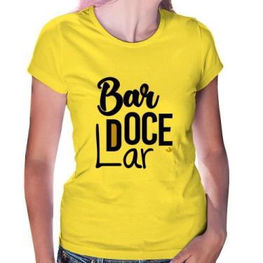 Imagem de Baby Look Bar doce lar - Foca na Moda, Amarelo, GGG