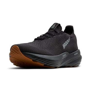 Imagem de Brooks Tênis de corrida masculino Glycerin Stealthfit 22 Neutral, Preto/preto, 43