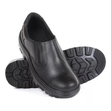 Imagem de Bota Botina Sapatão Cano Baixo Bico De Pvc Trabalho Epi C/ca - MRC