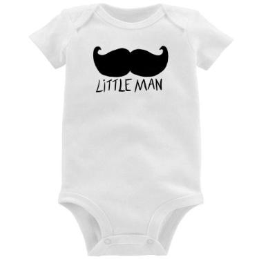 Imagem de Body Bebê Little Man - Foca na Moda, Branco, G