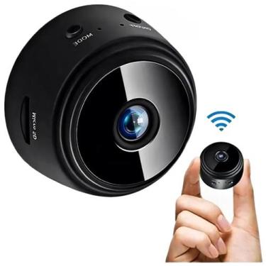 Imagem de Mini Câmera Espiã Portátil Discreta e Sem Fio Casa Segura (1 Unidade) 