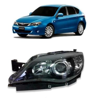 Imagem de Farol Impreza 2008 2009 2010 2011 Mascara Negra Sem Xenon - DEPO, Esqu