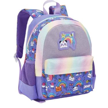 Imagem de Mochila Costas 13 Juvenil Unicórnio Esporte Panda - Roxo