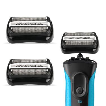 Imagem de Acessórios de cabeça de reposição para o barbeador elétrico Braun S3