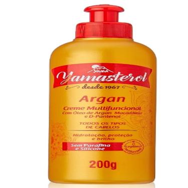 Imagem de Creme Multifuncional Nutrição 200g Yamasterol Argan Antifrizz Yamá