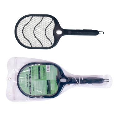 Imagem de Raquete Elétrica Recarregável Mata Pernilongos Bivolt Mor