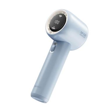 Imagem de Ventilador de mão de alta velocidade para ambientes externos recarregável, mini ventilador portátil usb de mão (Azul)