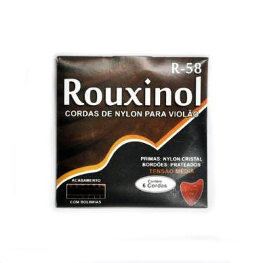 Imagem de Encordoamento Violão Nylon Tensão Média R58 Jogo de Cordas C/ Bolinha 