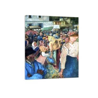 Imagem de Arte de parede de pinturas famosas para sala de estar - reprodução de imagem clássica - impressão em tela - cartaz pronto para pendurar tela emoldurada 20x25cm8x10in