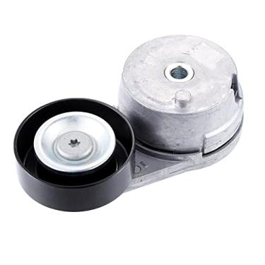 Imagem de X AUTOHAUX 1 peça de conjunto de polia tensora da correia do motor para Buick Regal 2014-2017 para Buick Regal Sportback 2018-2020 12627119