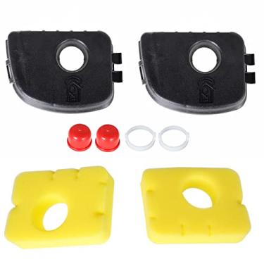 Imagem de LiGuVCY Tampa do filtro de ar 595660 filtro de ar 799579 substituição para motores da série Briggs Stratton 590581 08P502 08P602 09P602 09P702 MTD Troy Bilt AYP (pacote com 2)