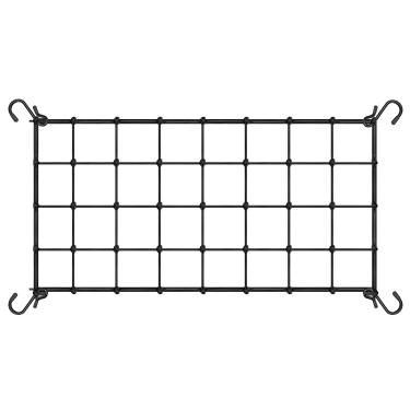 Imagem de VIVOSUN 2 x 1,2 m. Rede de treliça elástica com 4 ganchos para trepadeiras, legumes, frutas e flores, 1 pacote