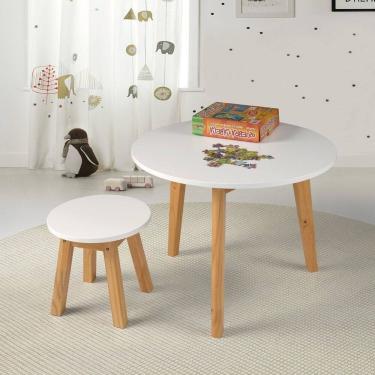 Imagem de Mesa Infantil 60cm X 48cm X 60cm Tiko Rosa bb / AD