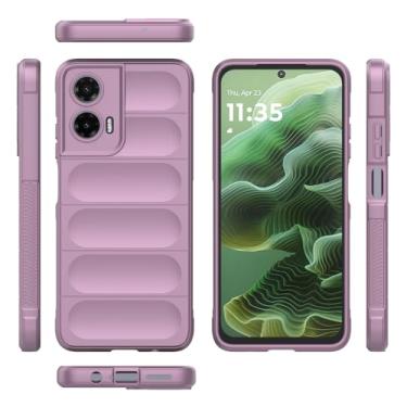 Imagem de Elubugod Capa compatível com Motorola Moto G24 Power, capa para celular TPU macia compatível com Motorola Moto G24 Power capa roxa