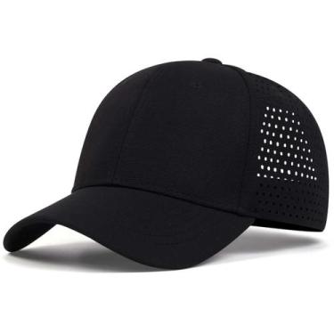 Imagem de Boné de Beisebol Unissex Ajustável - Leve, Protetor Solar, Cor Sólida,