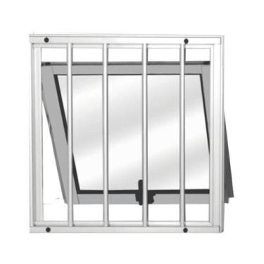 Imagem de Janela Maxiar Esquadrias Brasil Vetx 55X55 Grade Natural