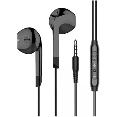 Imagem de Fone de Ouvido com Fio Premium P2, Earbud Intra-Auricular, Microfone Integrado, 3ª Geração, Preto – Compatível com Smartphones, Tablets, Notebooks, PCs e Consoles.