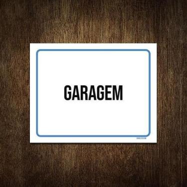 Imagem de Placa Ambiente Sinalização Setor Garagem 18X23 - Sinalizo