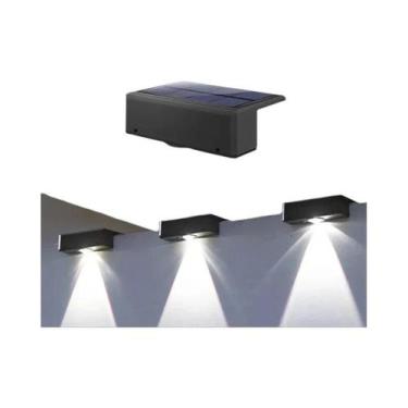 Imagem de Conjunto De Luz De Parede Solar À Prova D'água Para Iluminação Externa