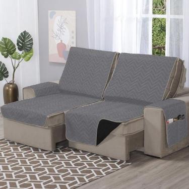 Imagem de Protetor de Sofá Retrátil Capa 3 Lugares 1,80m de Assento Dupla Face C