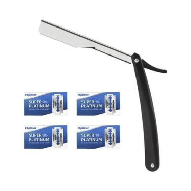 Imagem de Navalha De Barbear Manual Masculina, Navalha De Segurança De Aço Inoxi