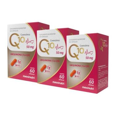 Imagem de Kit C3 Coenzima Q10 Suplemento Disposição 50mg - Maxinutri