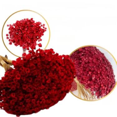 Imagem de Decoração natural desidratada arranjos de festa casamento flores secas(Marsalla-1200 8 buque)