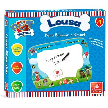 Imagem de Lousa Branca Esquadrão Pet Madeira - 589 - Brincadeira De Criança