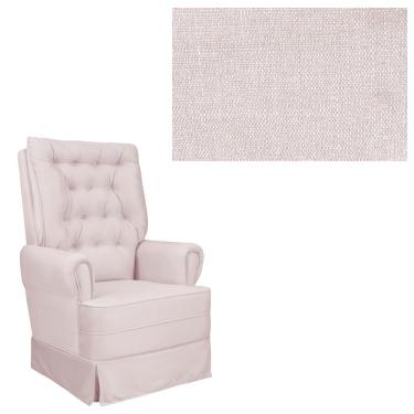 Imagem de Poltrona Amamentação Com Balanço Eloa Para Sala E Quarto - Decor Loppes Tm 700