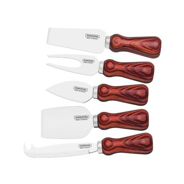 Imagem de Jogo Para Queijo Em Inox 5pçs - Tramontina