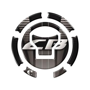 Imagem de Adesivo Bocal Cb Modelo Acima2018 Preto Cor Vermelho