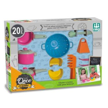 Imagem de Brincadeira de Casinha Doce Cozinha 20 Peças Nig